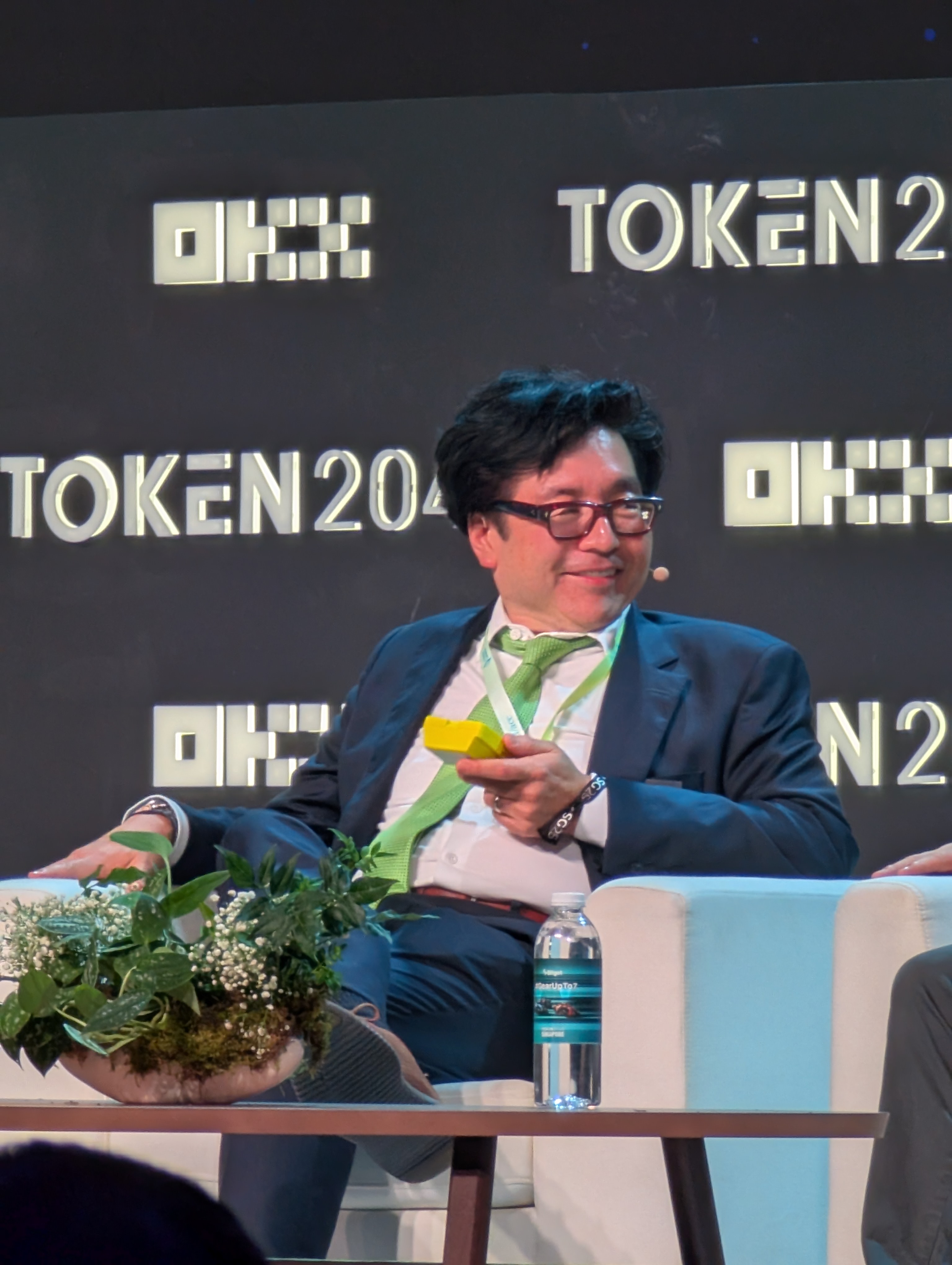 Tom Lee at TOKEN2049