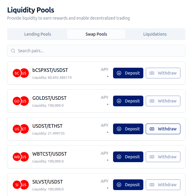 Liquidity Pools